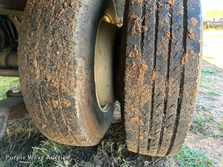 image for item NQ9524 1975 Lowboy equipment trailer