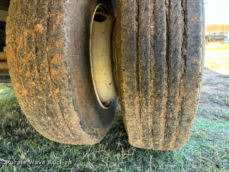 image for item NQ9524 1975 Lowboy equipment trailer