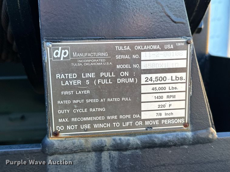 image for item NQ9531 2012 AM General  M916 winch truck