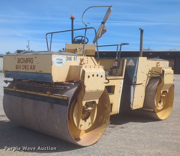 image for item NZ9533 1993 Bomag BW202AB double drum vibratory roller