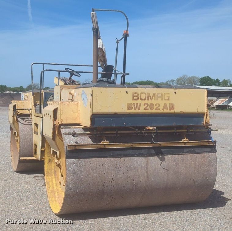 image for item NZ9533 1993 Bomag BW202AB double drum vibratory roller