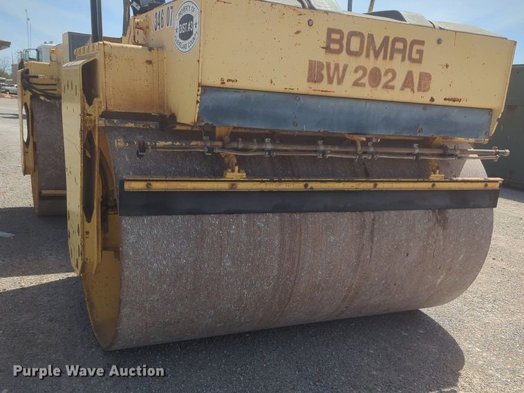image for item NZ9533 1993 Bomag BW202AB double drum vibratory roller