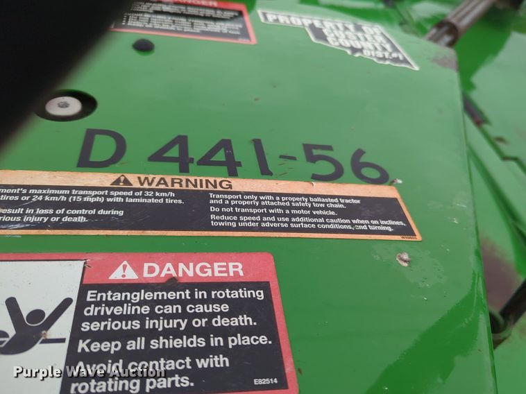 image for item NZ9539 John Deere R15 batwing rotary mower