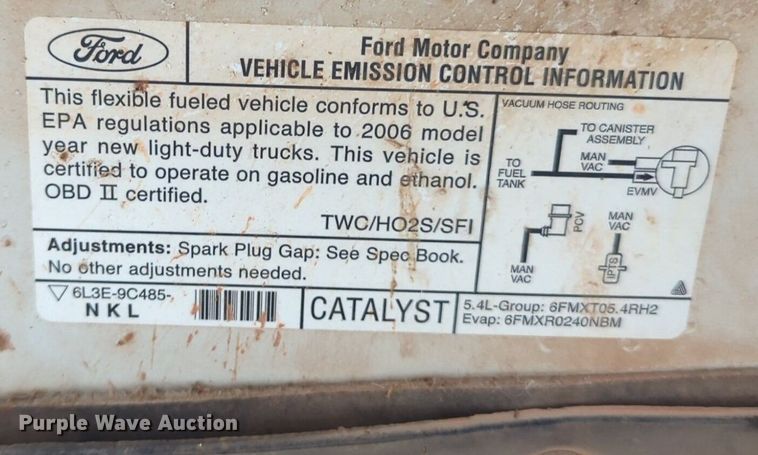 image for item NZ9548 2006 Ford F150 SuperCab pickup truck