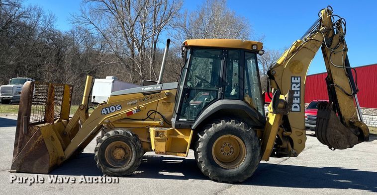 image for item OF9376 2002 John Deere 410G backhoe