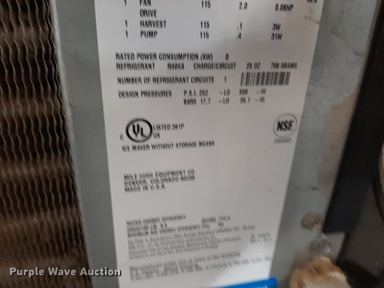 image for item OF9532 Ice-O-Matic ICE0250HA5 ice machine