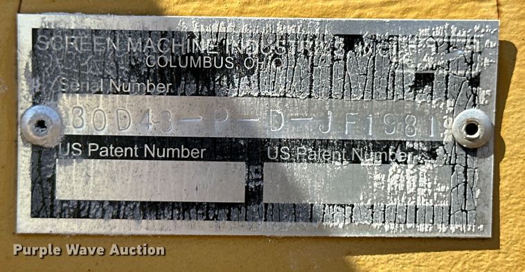 image for item OI9322 2006 Screen Machine screen