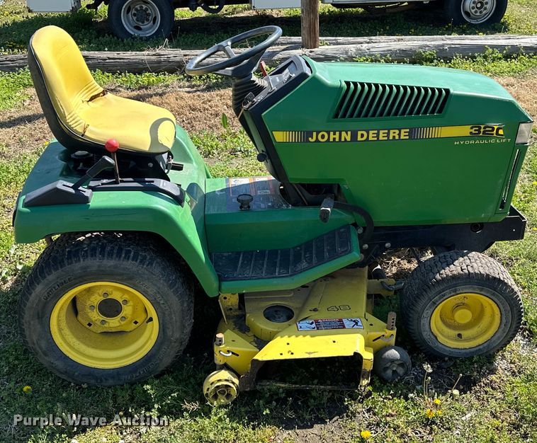 image for item OM9314 John Deere 320 lawn mower