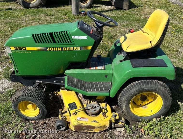 image for item OM9314 John Deere 320 lawn mower