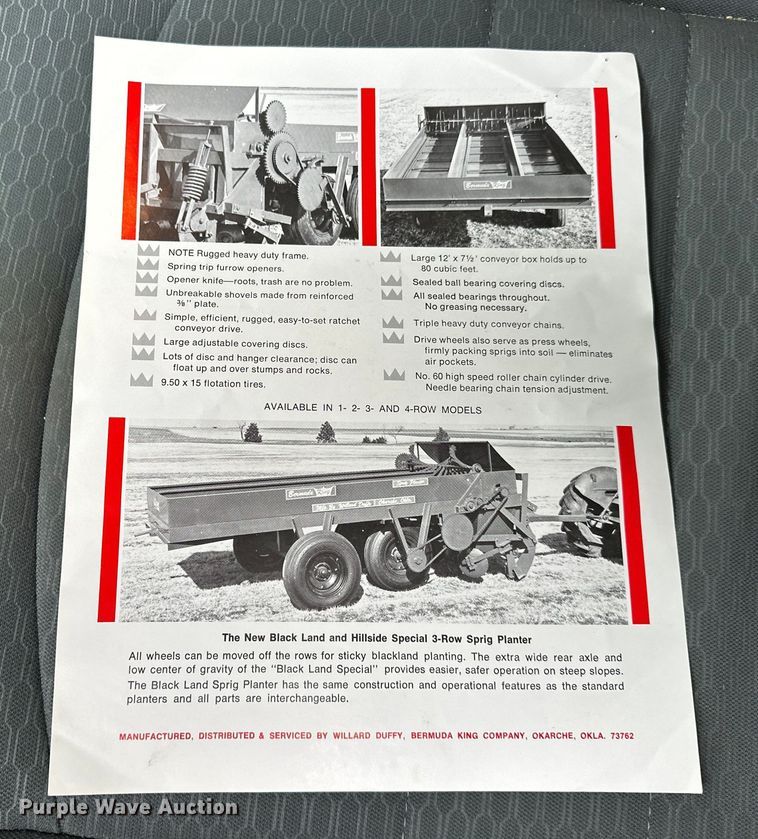 image for item OM9353 Bermuda King  394 sprig planter 