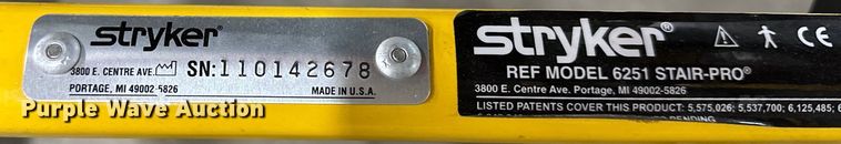 image for item OM9371 Stryker  Stair-Pro stair rescue chair