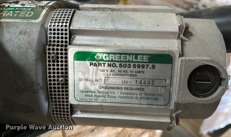 image for item OM9393 Greenlee 6001 Super Tugger  cable puller