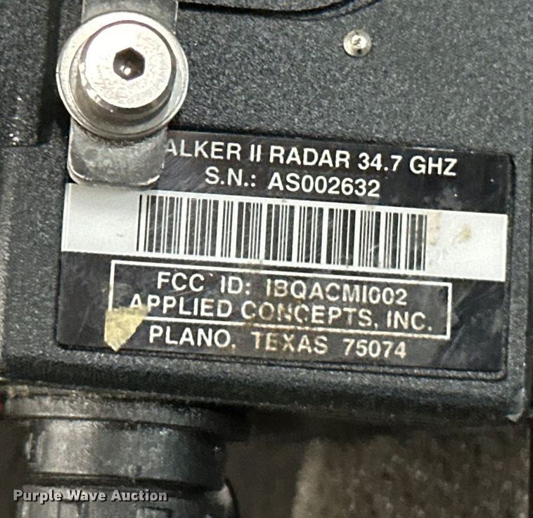 image for item OM9395 Stalker II handheld radar