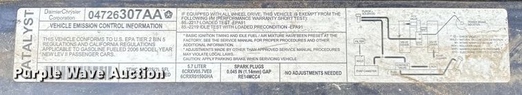 image for item OM9435 2006 Dodge  Charger 