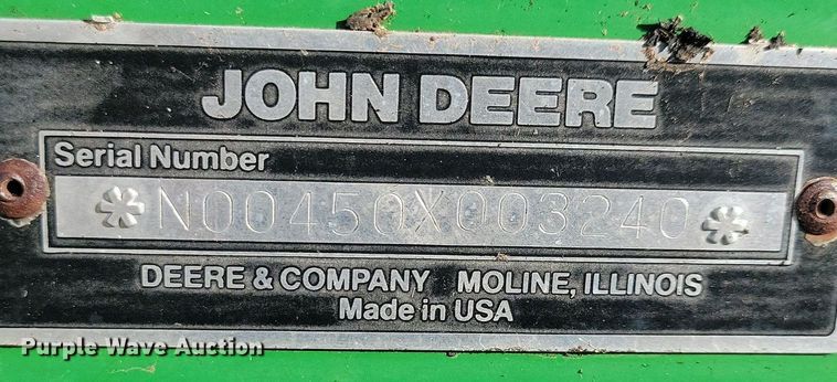 image for item DG0588 John Deere 450 grain drill