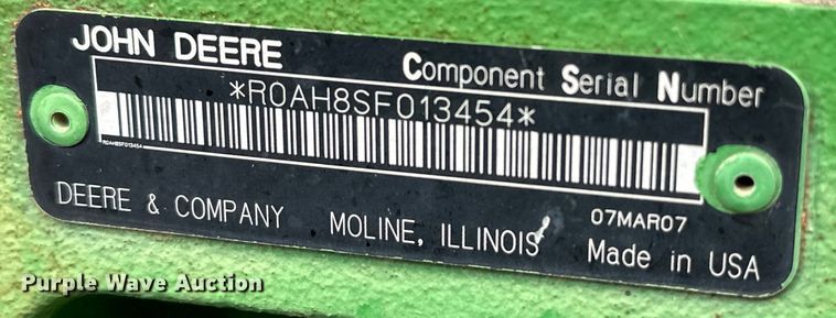 image for item DG4330 2007 John Deere 8330 MFWD tractor
