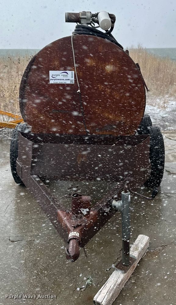 image for item DG4331 Shop built tank trailer