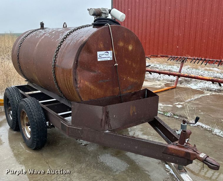 image for item DG4331 Shop built tank trailer