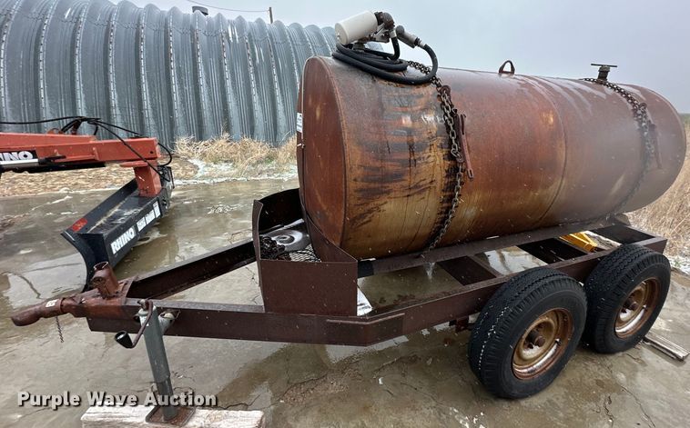 image for item DG4331 Shop built tank trailer