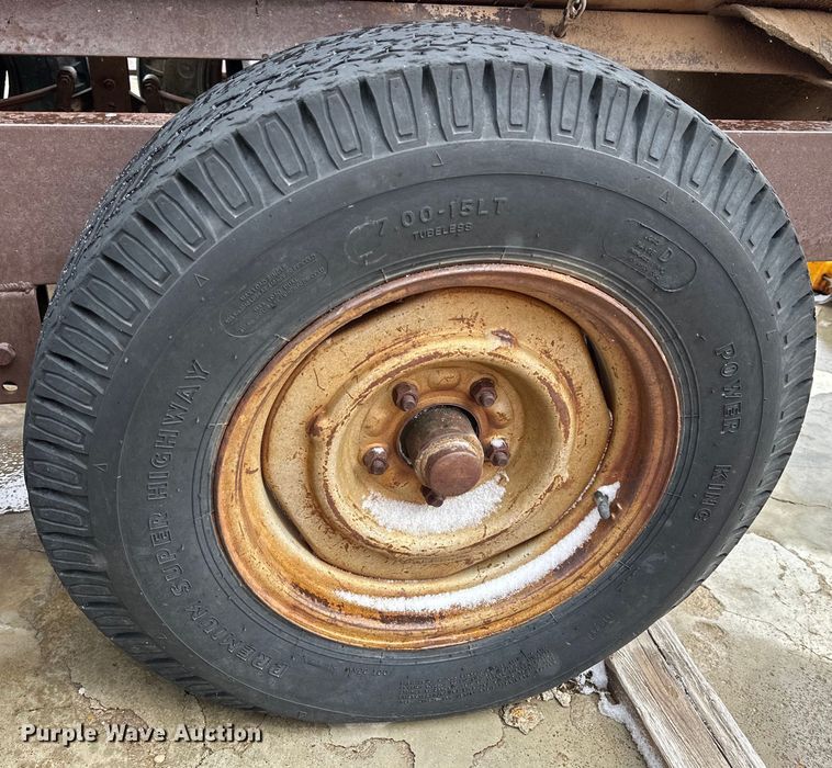 image for item DG4331 Shop built tank trailer