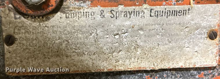 image for item DG4362 John Bean sprayer trailer