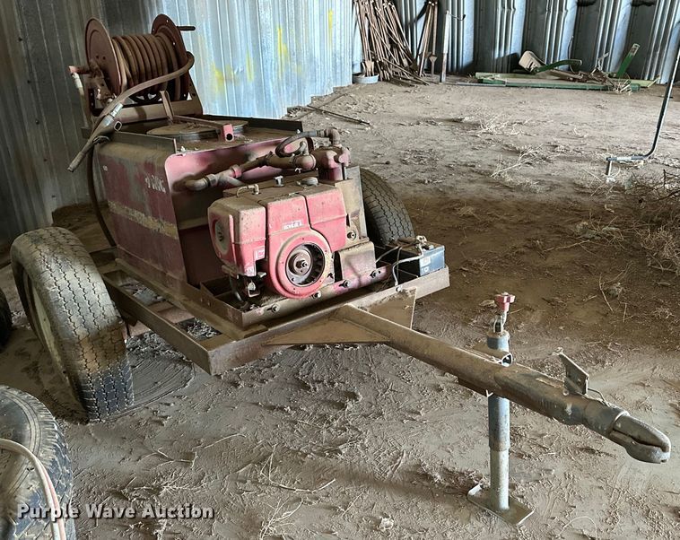 image for item DG4363 John Bean sprayer trailer