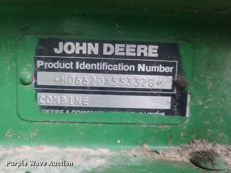 image for item DO4886 1983 John Deere Turbo 6620 RWA combine