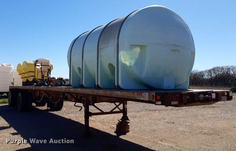 image for item DP2788 1992 Trailmobile F81T-5JA flatbed trailer