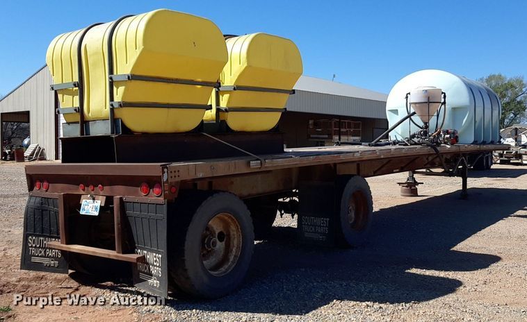 image for item DP2788 1992 Trailmobile F81T-5JA flatbed trailer