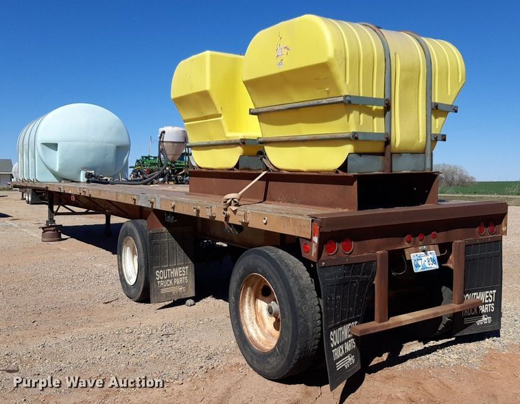 image for item DP2788 1992 Trailmobile F81T-5JA flatbed trailer