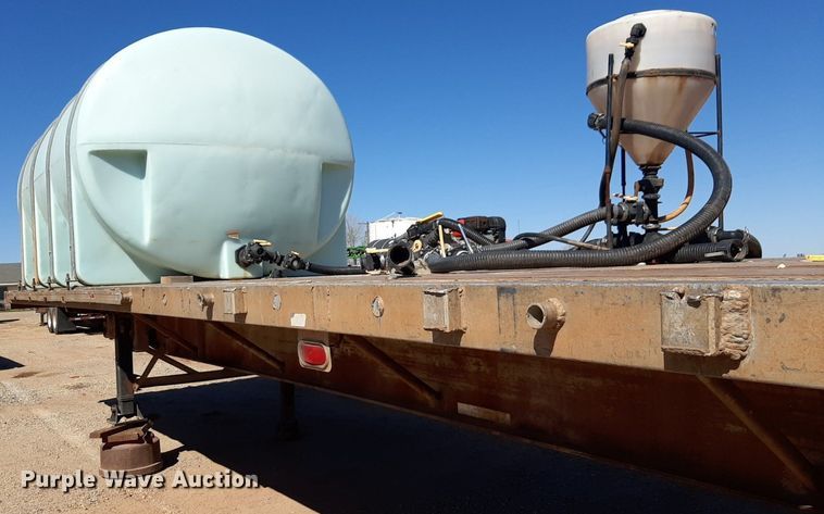 image for item DP2788 1992 Trailmobile F81T-5JA flatbed trailer