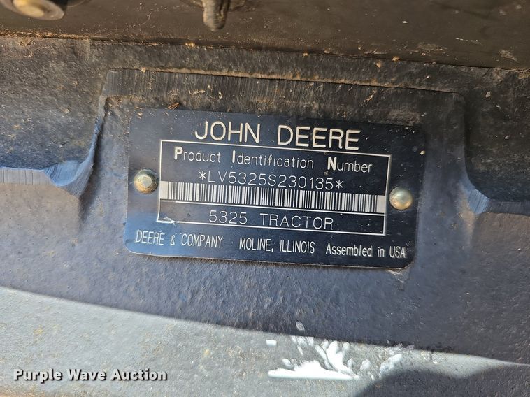 image for item DQ8644 2006 John Deere 5325 tractor