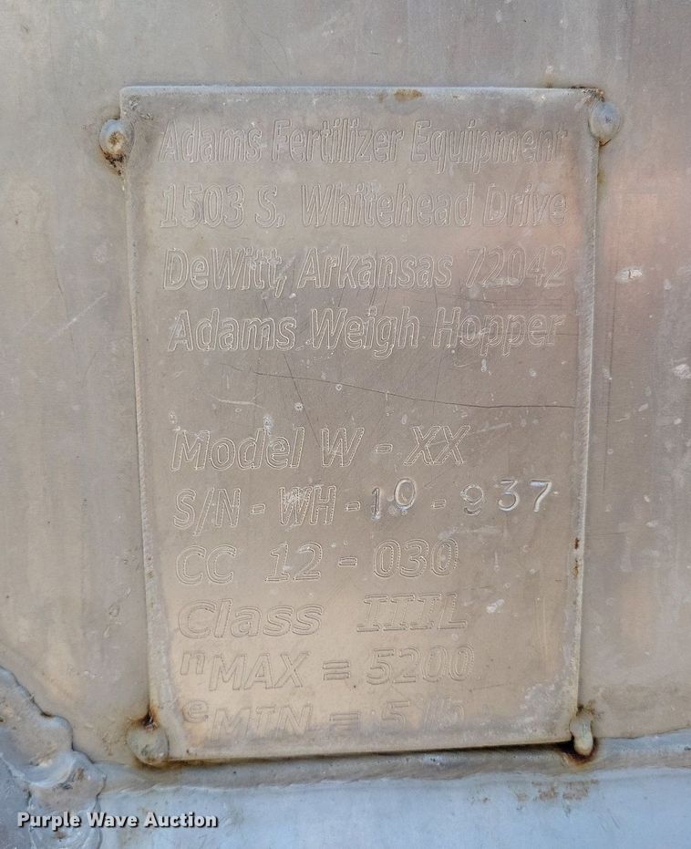 image for item DR7934 Adams  W-XX fertilizer mixer