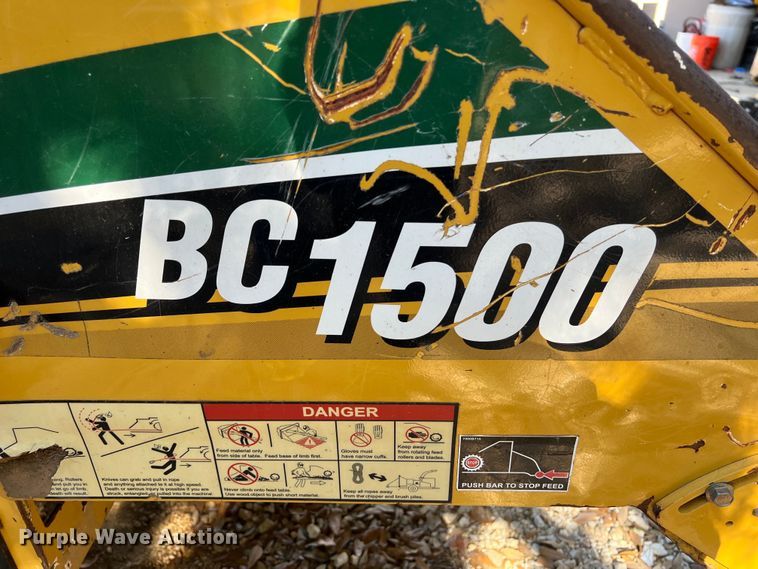 image for item DS2938 2017 Vermeer BC1500 wood chipper
