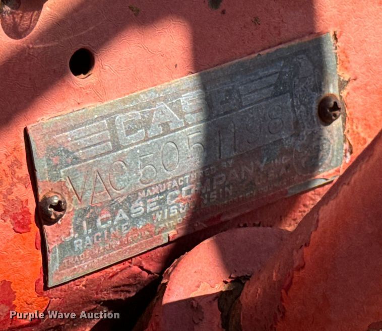image for item EH5388 1946 Case  VAC tractor