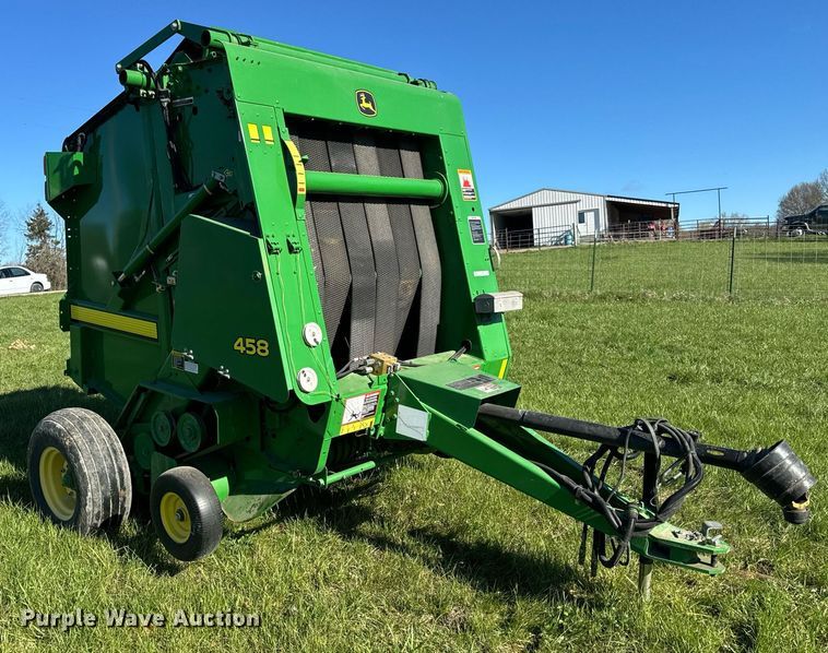 image for item EH6648 2012 John Deere 458C round baler