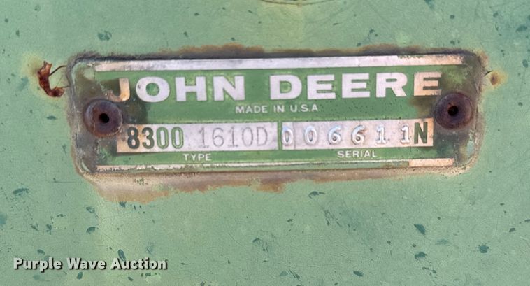 image for item EJ0439 John Deere 8300 grain drill