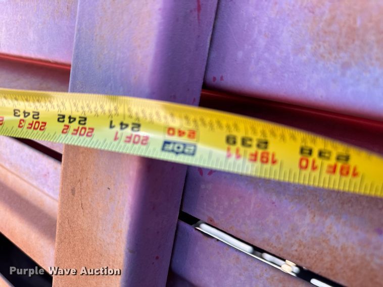 image for item EJ0446 Shop built livestock trailer