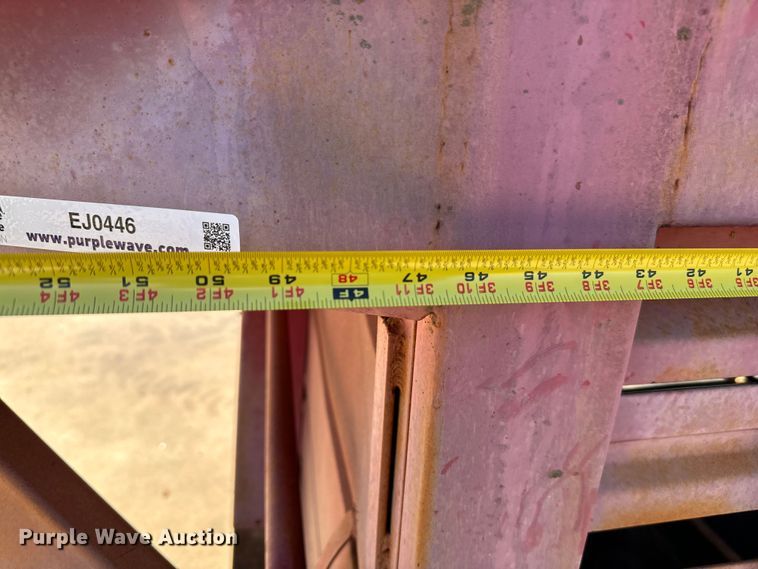 image for item EJ0446 Shop built livestock trailer