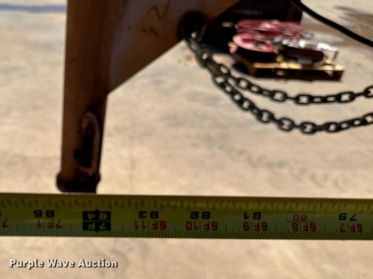 image for item EJ0446 Shop built livestock trailer