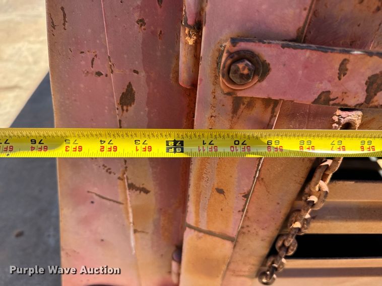 image for item EJ0446 Shop built livestock trailer