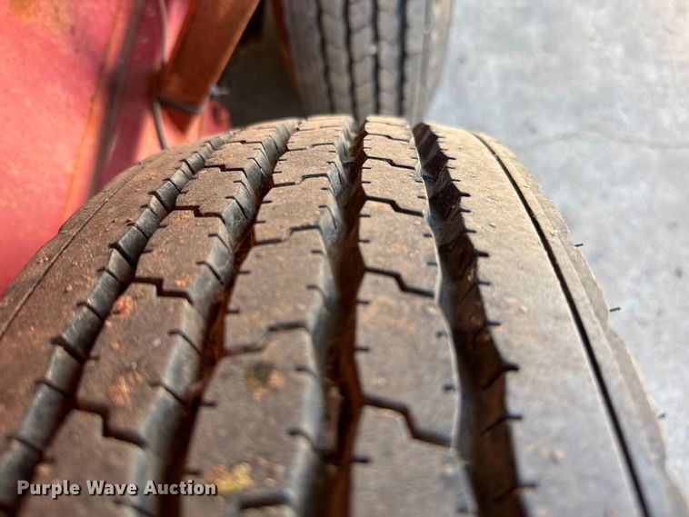 image for item EJ0446 Shop built livestock trailer