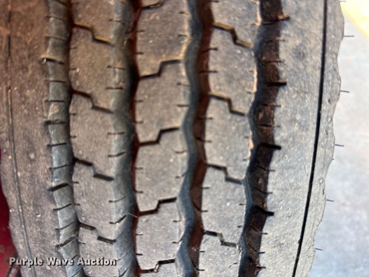 image for item EJ0446 Shop built livestock trailer