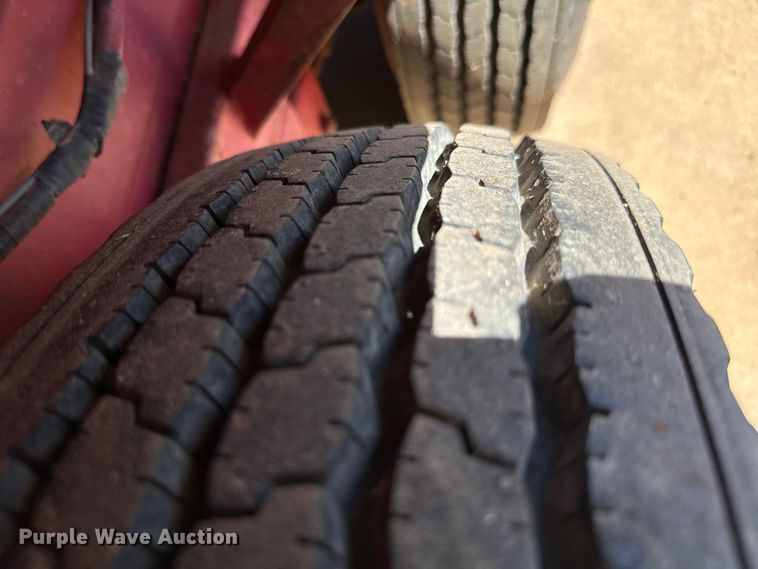 image for item EJ0446 Shop built livestock trailer