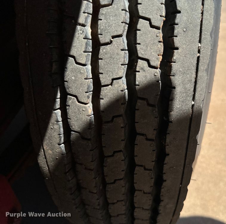 image for item EJ0446 Shop built livestock trailer