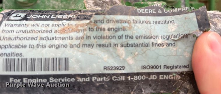 image for item LD9366 2018 John Deere R4038 spreader