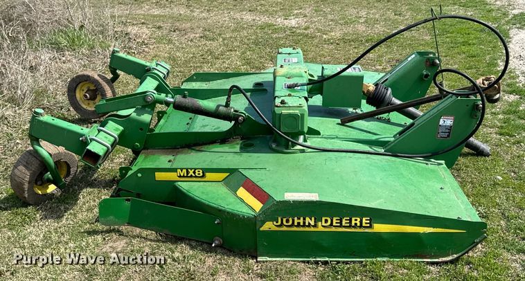 image for item ND9087 John Deere MX8 rotary mower