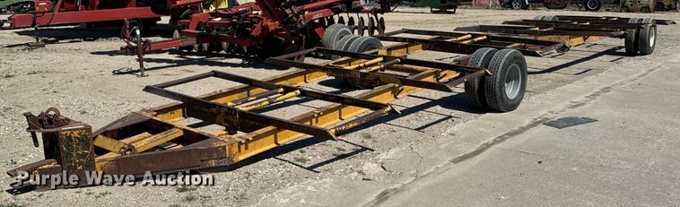 image for item ND9144 (2) shop built hay bale trailers