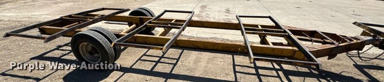 image for item ND9144 (2) shop built hay bale trailers