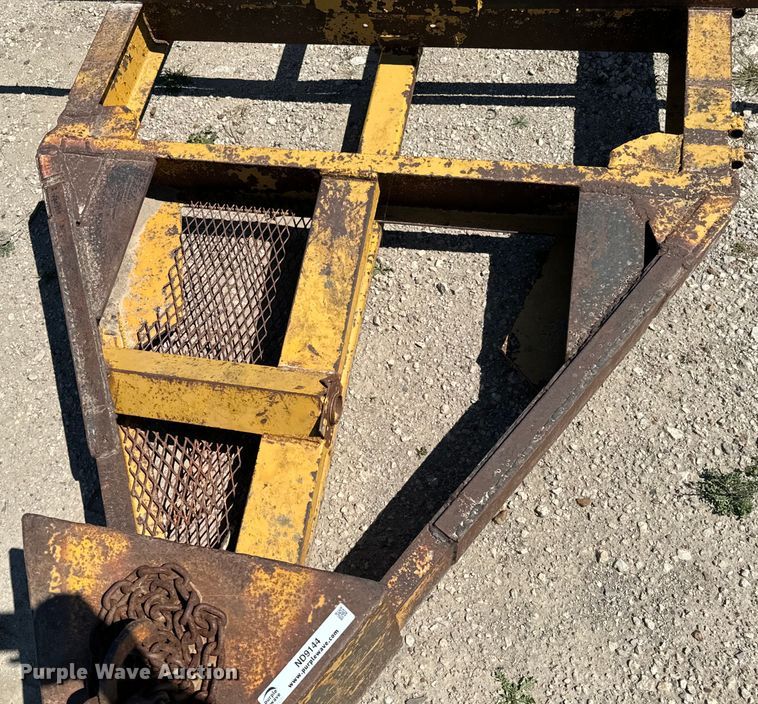 image for item ND9144 (2) shop built hay bale trailers